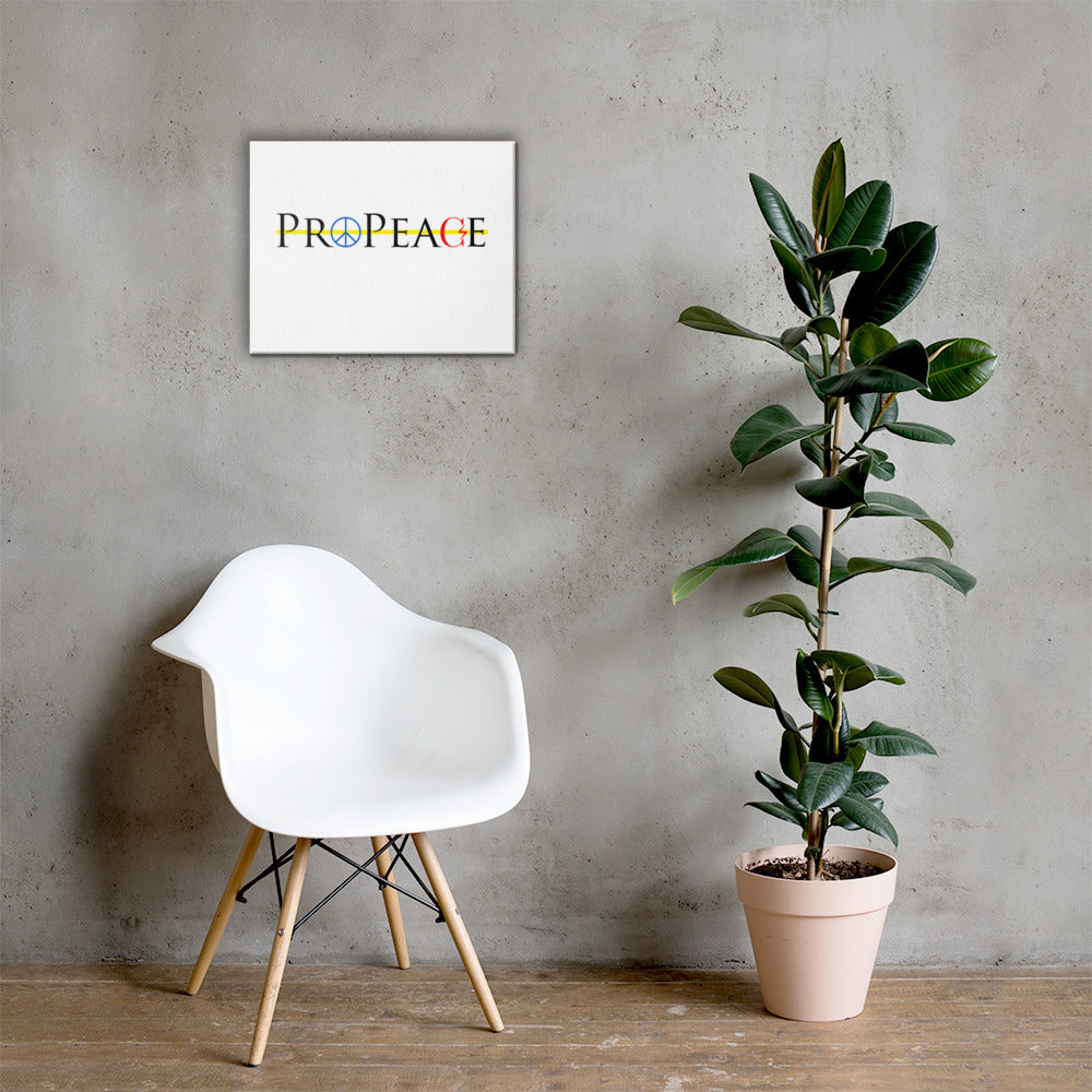 Pro-Peace Colianwire Canvas