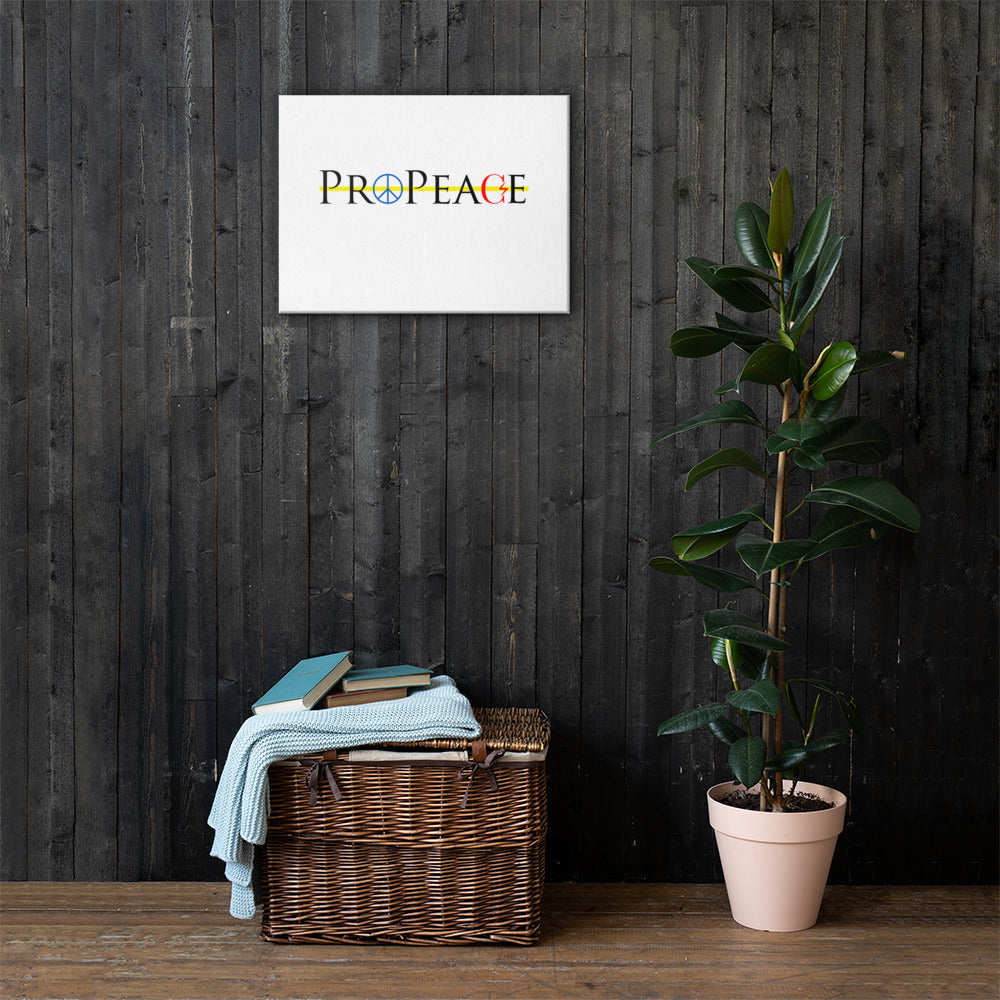 Pro-Peace Colianwire Canvas