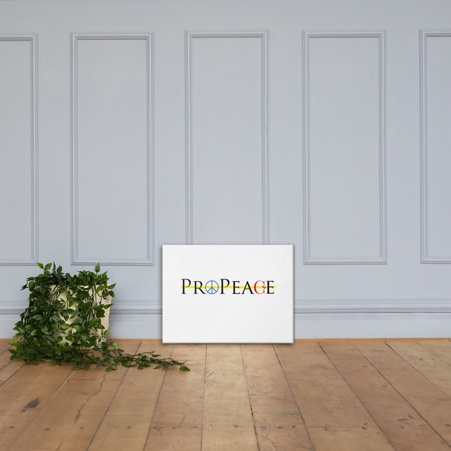 Pro-Peace Colianwire Canvas