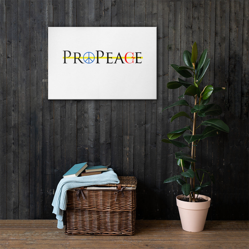 Pro-Peace Colianwire Canvas