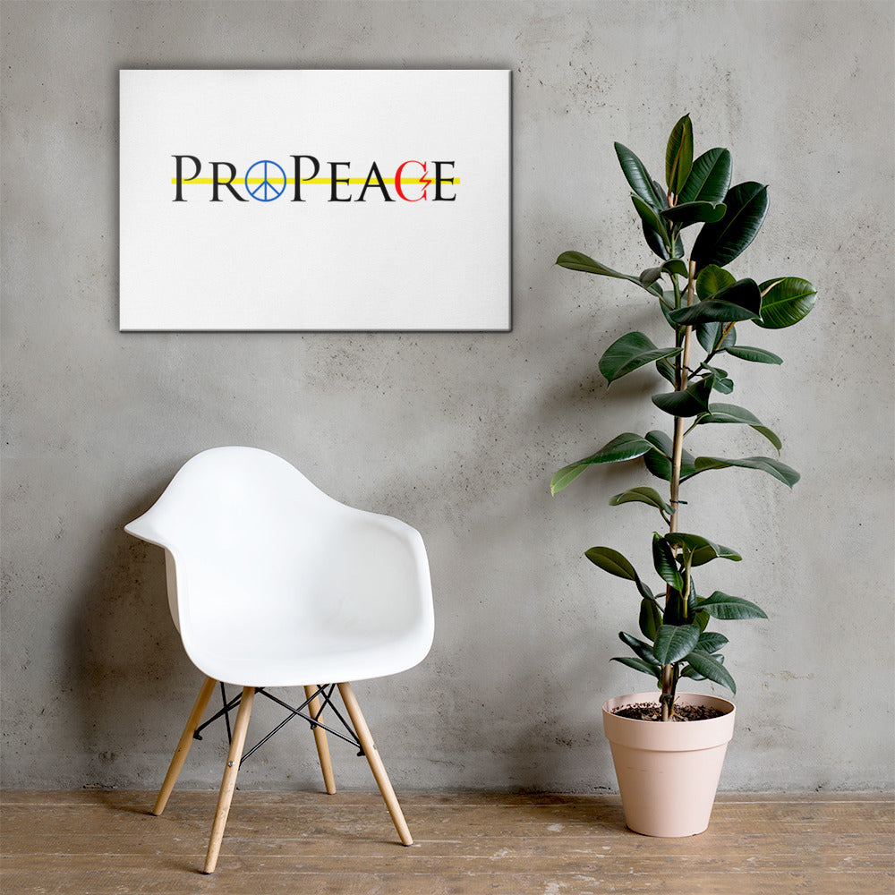 Pro-Peace Colianwire Canvas