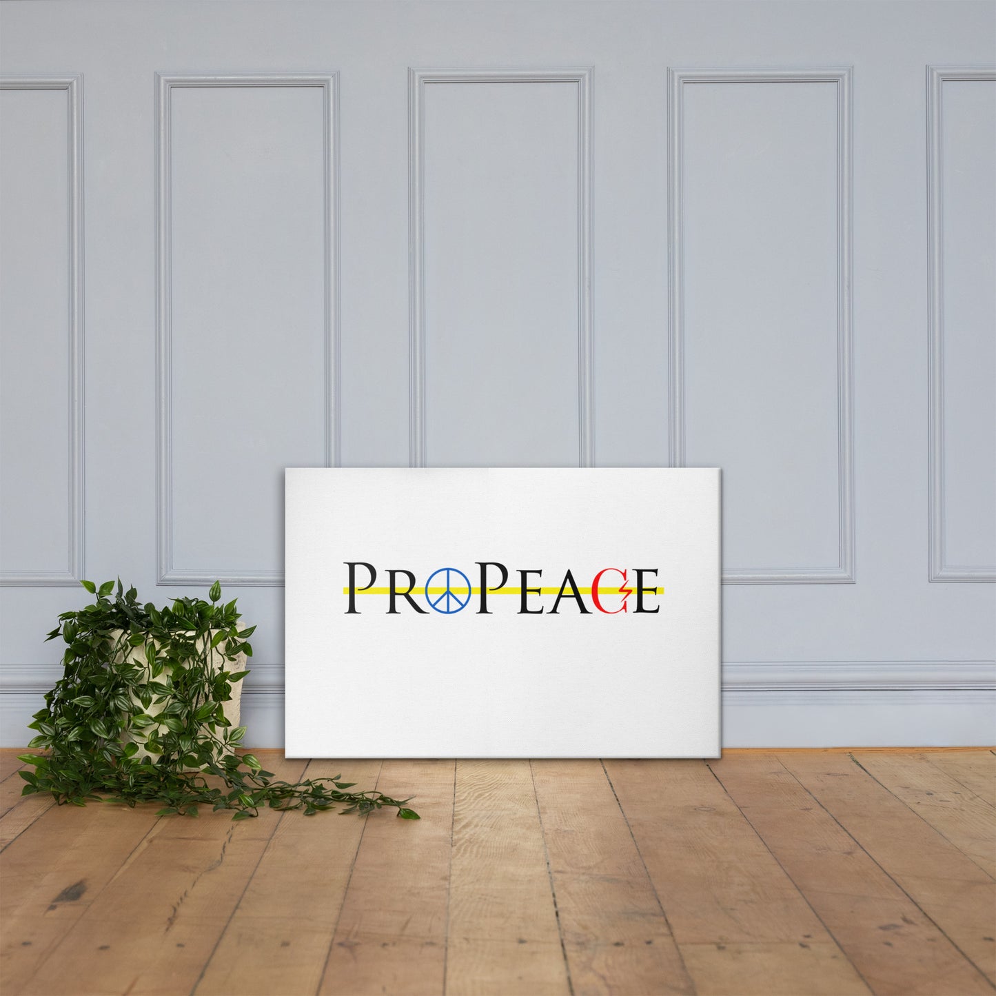 Pro-Peace Colianwire Canvas